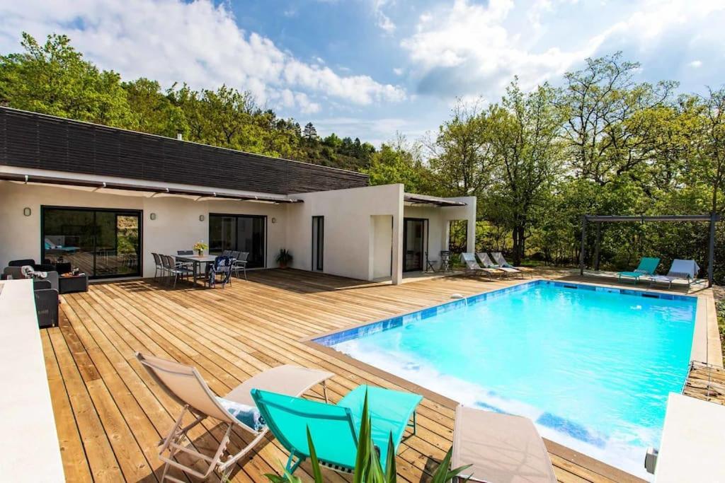 Villa Blanche, Contemporary, Cathars, Couiza, Carcassonne Exteriér fotografie