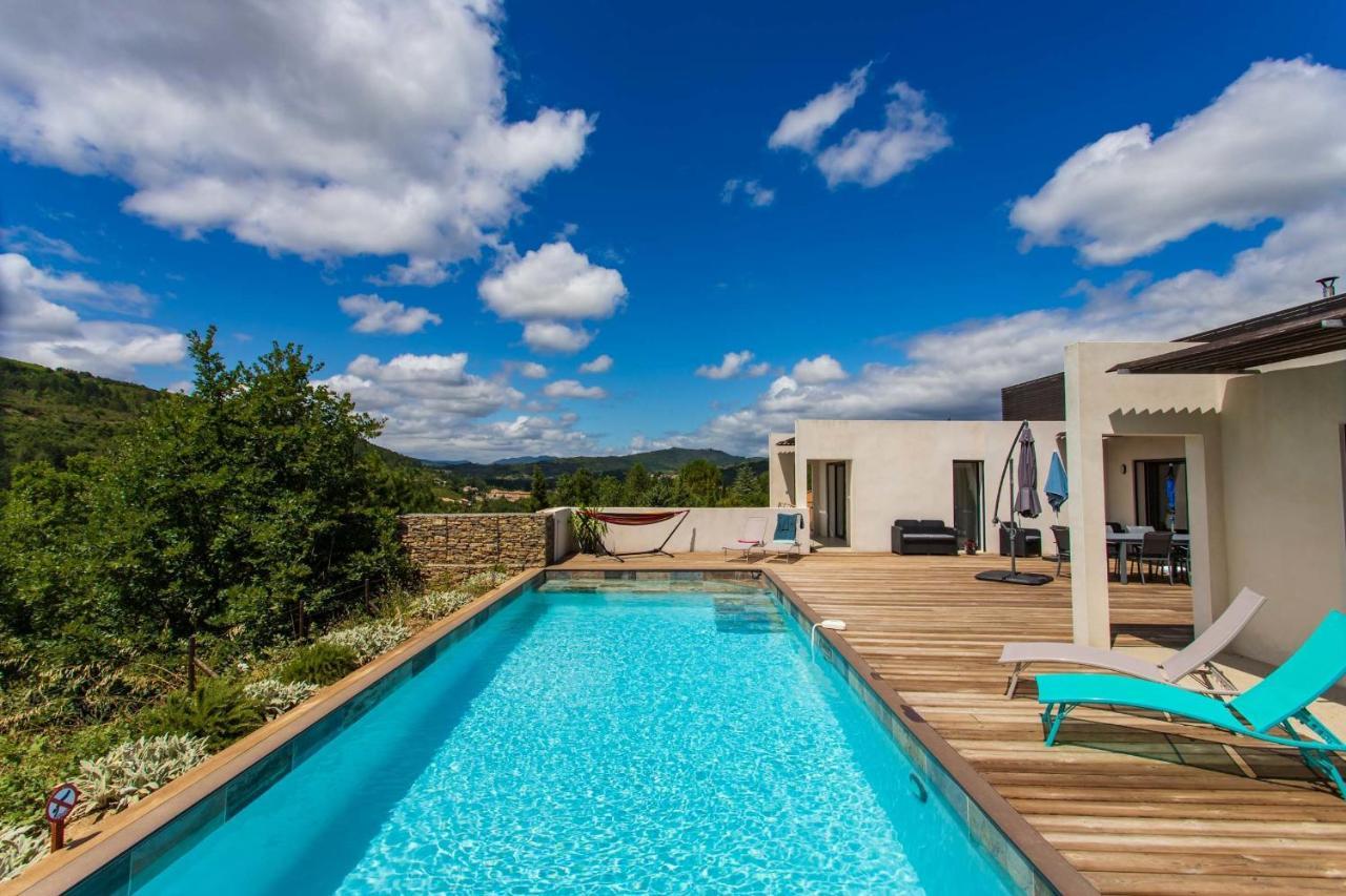 Villa Blanche, Contemporary, Cathars, Couiza, Carcassonne Exteriér fotografie